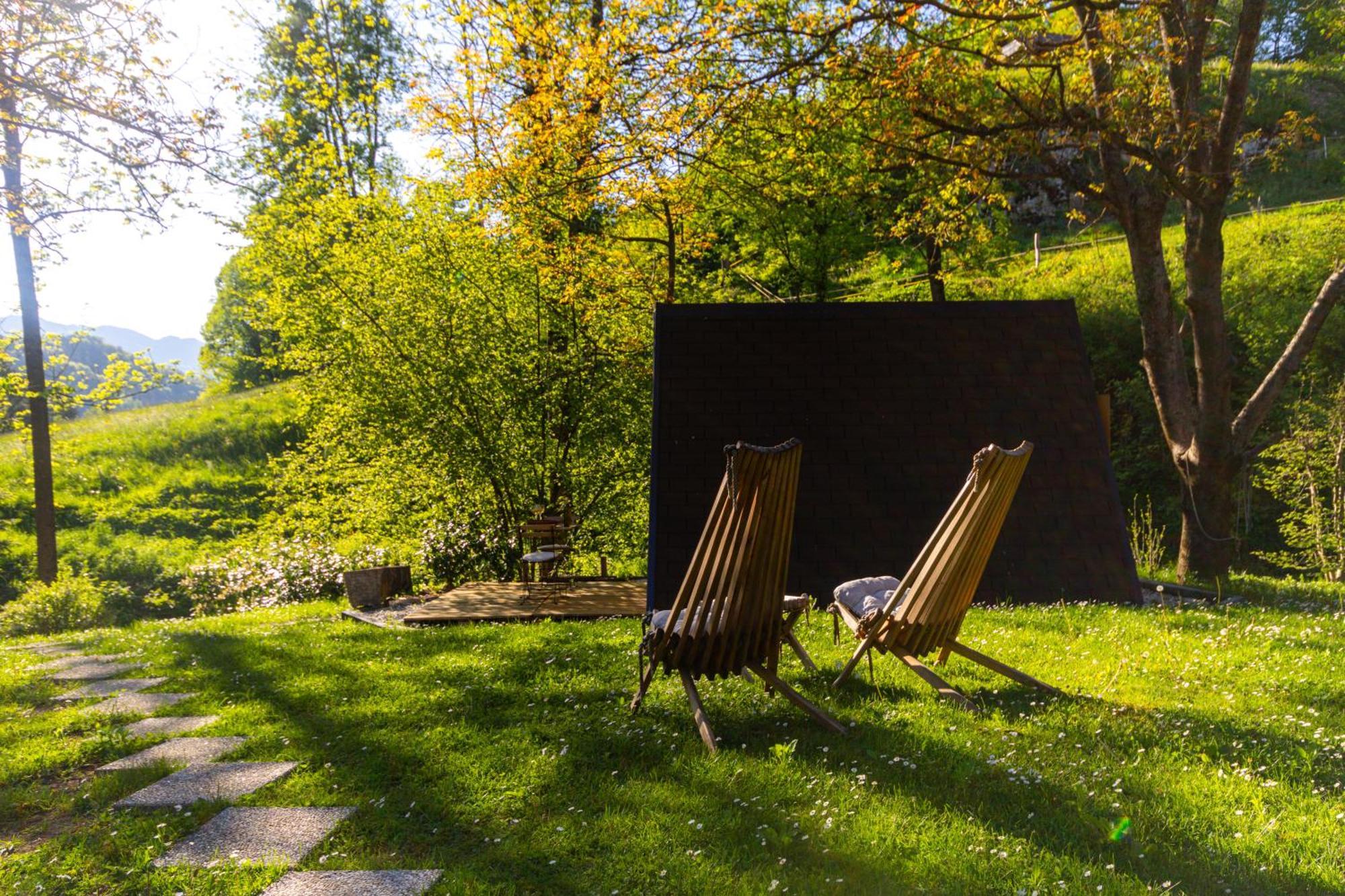 Resort Pod Orehi - Bled - Apartma & Glamping & Savna Exterior photo